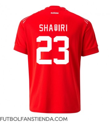 Suiza Xherdan Shaqiri #23 Primera Equipación Mundial 2022 Manga Corta